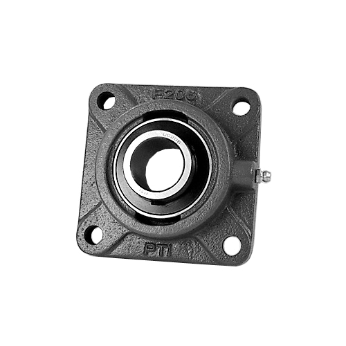 IPTCI Bearings UCF 211 35 Standard Duty Flange Block Bearing With Type-B Seal, 2-3/16 in Dia Bore, 5-1/8 in L Bolt Center-to-Center, 4-Bolt Flange Mount, 6-1/2 in OAL/Dia - Flange Mount Ball Bearing Units